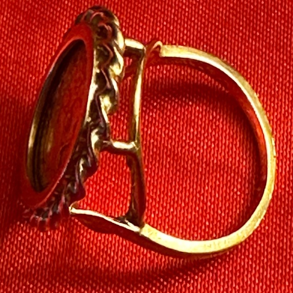 WOW POSHMARK - Authentic Gold Coin Panda Ring - Picture 14 of 16